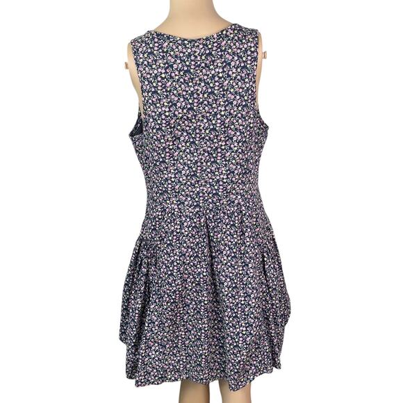 Anthropologie Maeve Y2K Alyssum Ditsy Floral Bustled Laganlook Dress SZ 12 - Picture 10 of 12